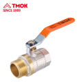 FXM thread Long handle forging brass ball valve